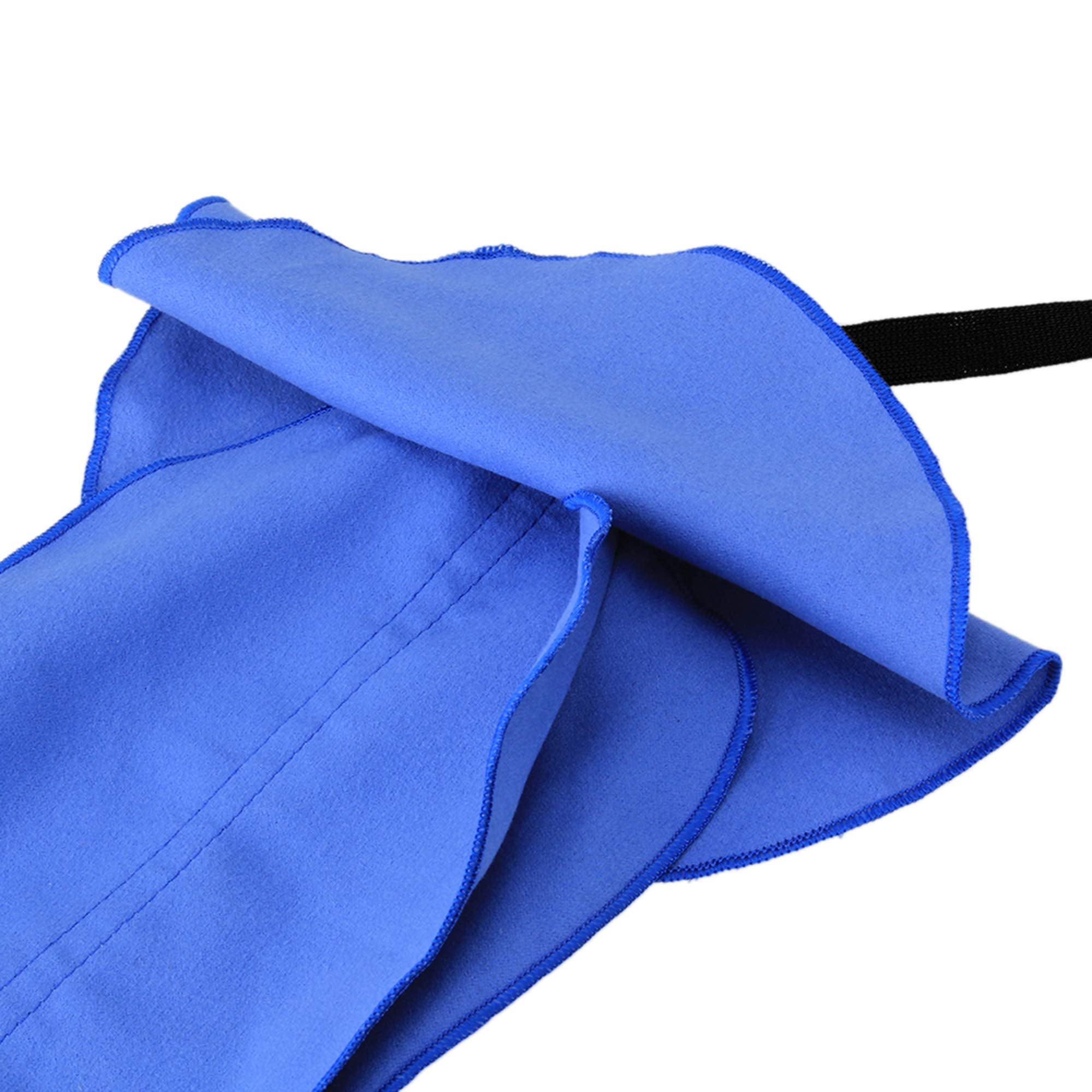 BQLZR Blue Super Soft Alto Tenor Sax Saxophone Body Pull Through Microfiber Material